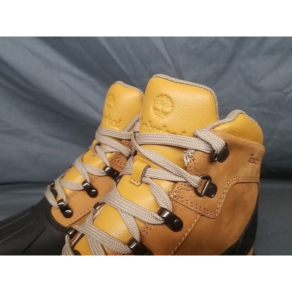 Timberland Boys Euro Hiker Shell Toe Boot Waterproof Wheat Size 5.5 NEW IN BOX! - Picture 5 of 13